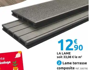 Lame terrasse composite