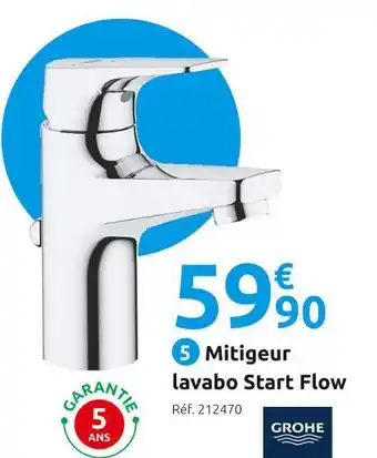 Mr Bricolage Grohe mitigeur lavabo start flow offre