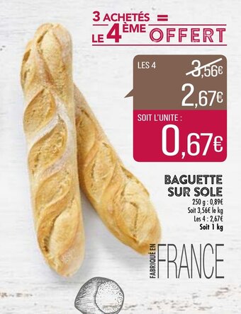 Match Baguette Sur Sole offre