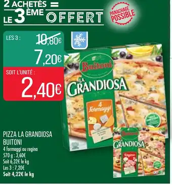 Match Pizza LA Grandiosa offre