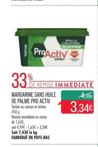 Match Margarine Sans Huile offre