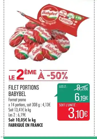 Match Filet Portions Babybel offre