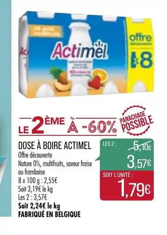 Match Dose à Boire Actimel offre