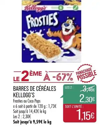 Match Barres de Céréales Kellogg's offre