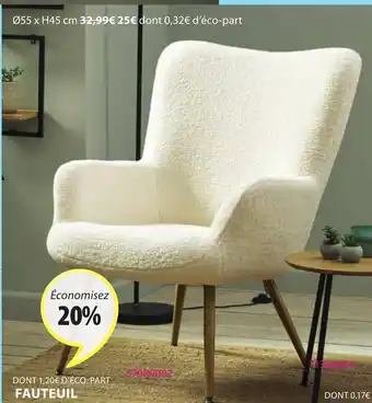JYSK Fauteuil Hundested offre