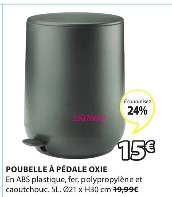 JYSK Poubelle à Pédale Oxie offre