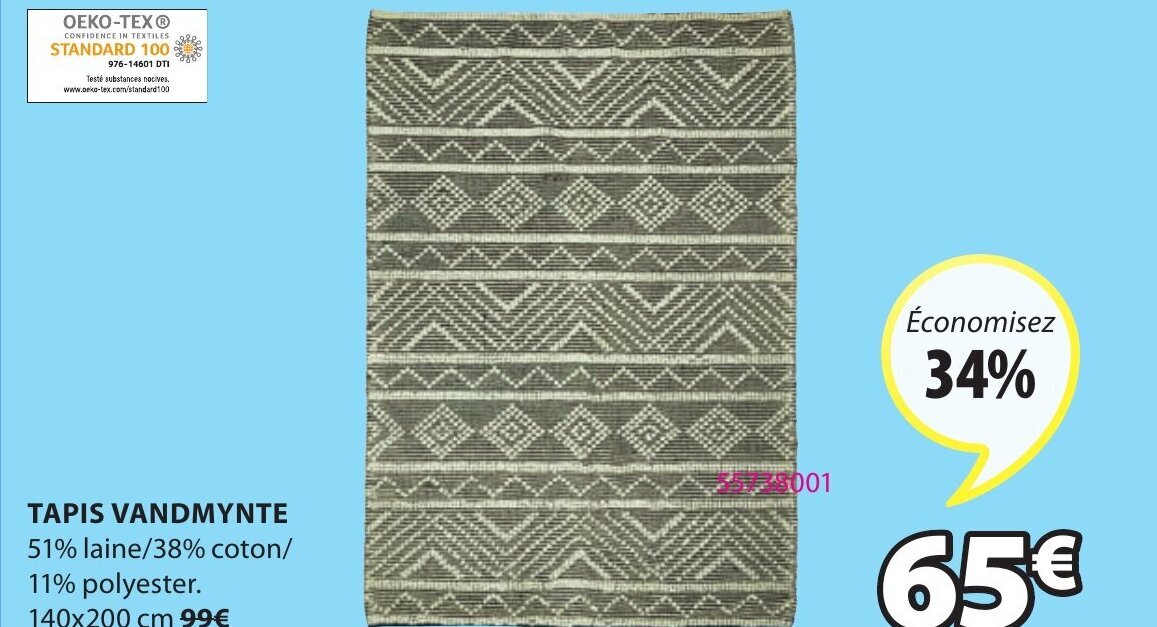Promo Tapis Vandmynte chez JYSK
