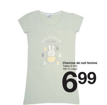 Zeeman Chemise de Nuit Femme offre