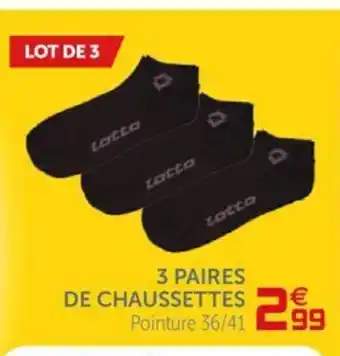 Gifi 3 Paires de Chaussettes offre