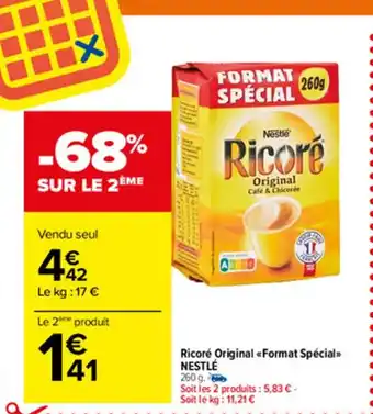 Carrefour Market Ricoré Original Format Spécial offre