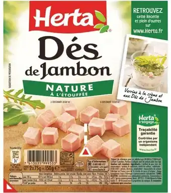 U Express DES DE JAMBON NATURE offre