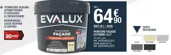 Brico Dépôt Evalux peinture façade extrême 10 l offre
