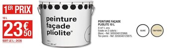 Brico Dépôt Peinture façade pliolite 10 l offre