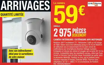 Brico Dépôt Caméra intérieure / extérieure wifi motorisée offre