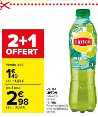 Carrefour Market Ice Tea Lipton offre