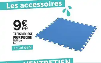 Centrakor Tapis Mousse Pour Piscine offre