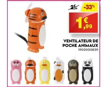 Ventilateur De Poche Animaux