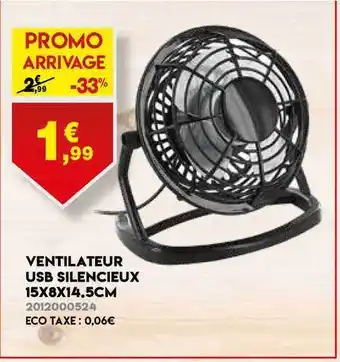 Maxi Bazar Ventilateur Usb Silencieux offre