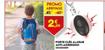 Maxi Bazar Porte Cles Alarme Anti-agression offre