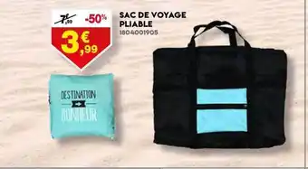 Maxi Bazar Sac De Voyage Pliable offre