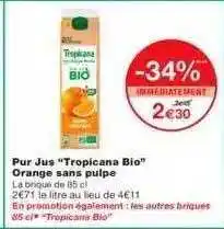 Monoprix Pur Jus offre