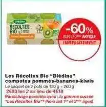 Monoprix Les Récoltes Bio offre