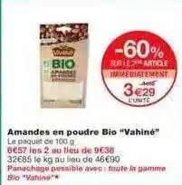 Monoprix Amandes En Poudre Bio offre