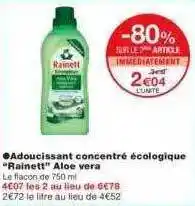 Adoucissant Concentré écologique 