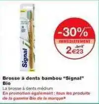 Monoprix Brosse à Dents Bambou offre