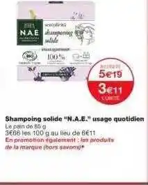 Monoprix Shampoing Solide offre