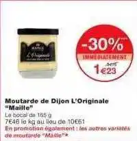 Moutarde De Dijon L'originale 