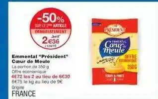 Monoprix Emmental offre
