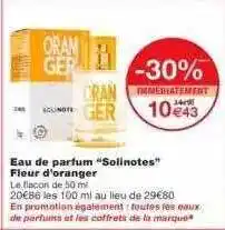 Monoprix Eau De Parfum offre