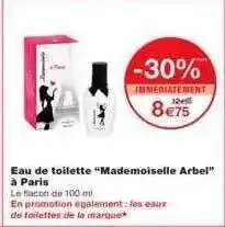 Monoprix Eau De Toilette offre
