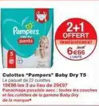 Monoprix Culottes offre