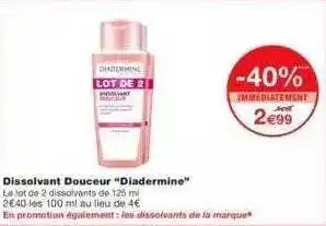 Dissolvant Douceur 