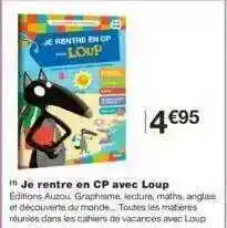Je Rentre En Cp Avec Loup