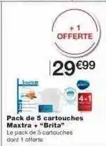 Monoprix Pack De 5 Cartouches Maxtra+ offre
