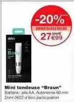 Monoprix Mini Tondeuse offre