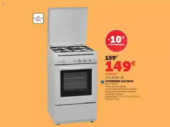 Cuisinière Gaz 50 Cm Technical