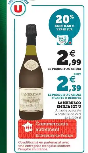 Lambrusco Emilia Igt U