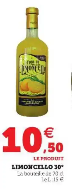 Super U Limoncello 30° offre