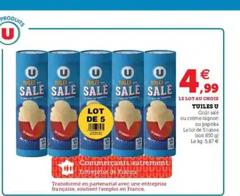 Super U Tuiles U offre