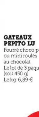 Gâteau Pépito Lu