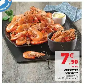 Super U Crevette Cuite offre