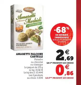 Super U Amaretti Falcone Castelli offre
