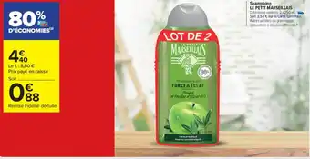 Carrefour Market Shampoing Le Petit Marseillais offre