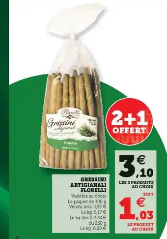 Super U Gressini Artigianali Florelli offre