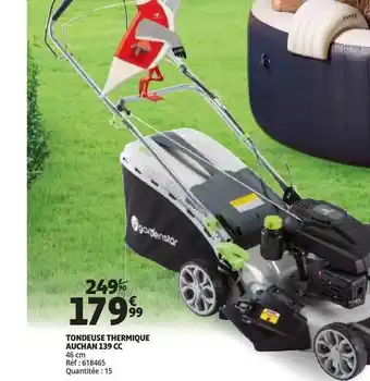 Auchan Direct Tondeuse Thermique Auchan 139 Cc offre