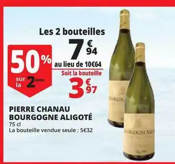 Pierre Chanau Bourgogne Aligoté